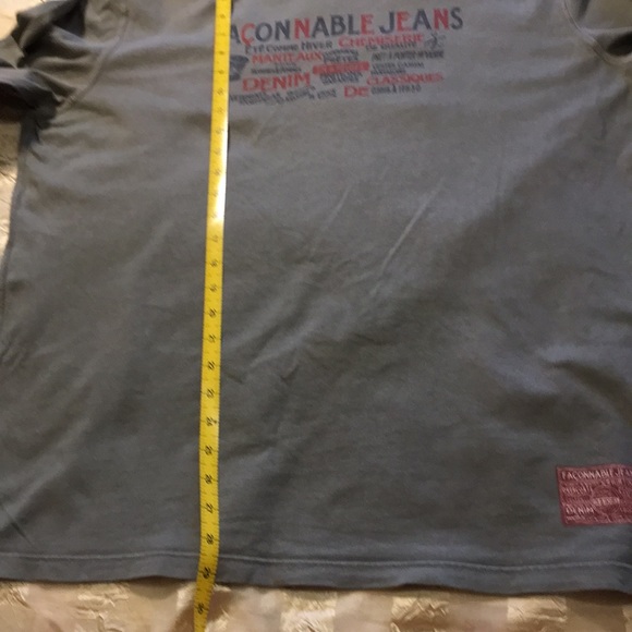 Faconnable Jeans man teeshirt , size 2XL - Picture 7 of 8